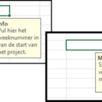 2 voorbeelden van gegevensvalidatie met een invoerbericht