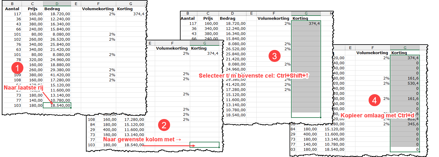 Schermafbeelding van de beschreven stappen 